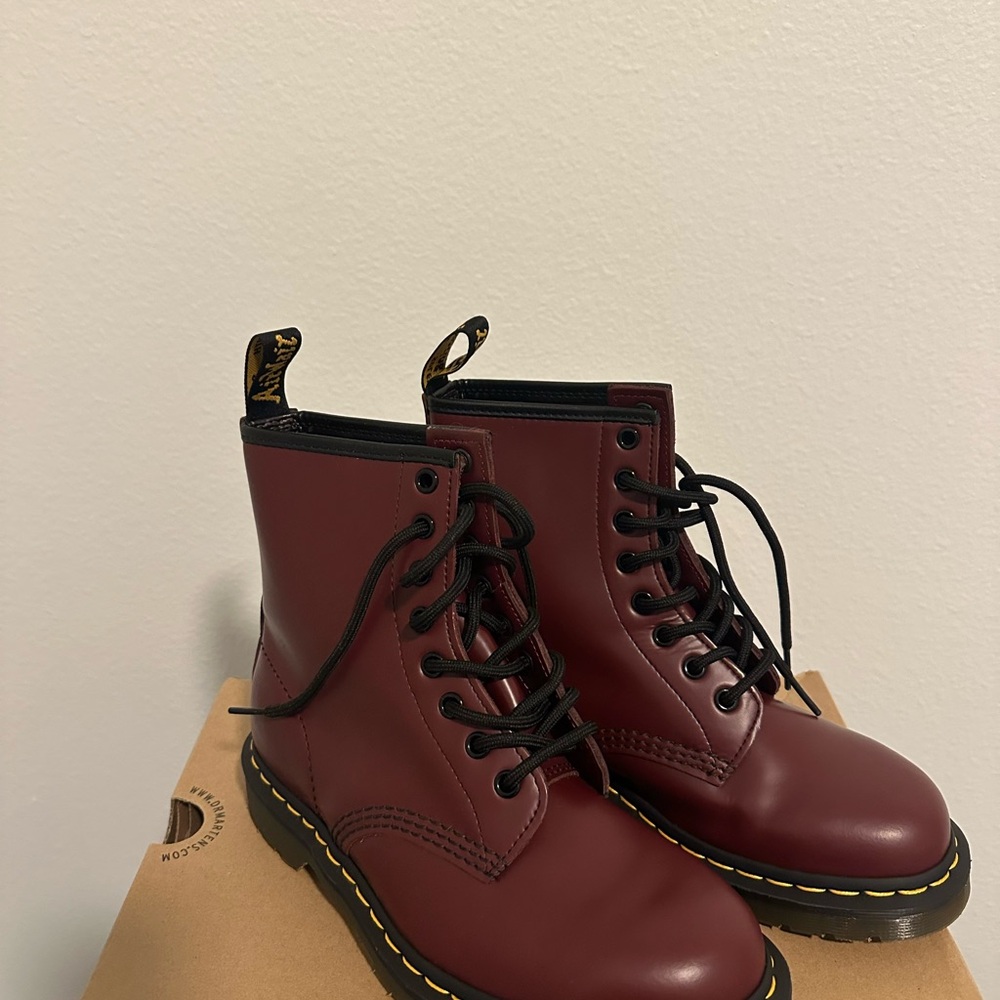Dr. Martens Cherry Red Boots